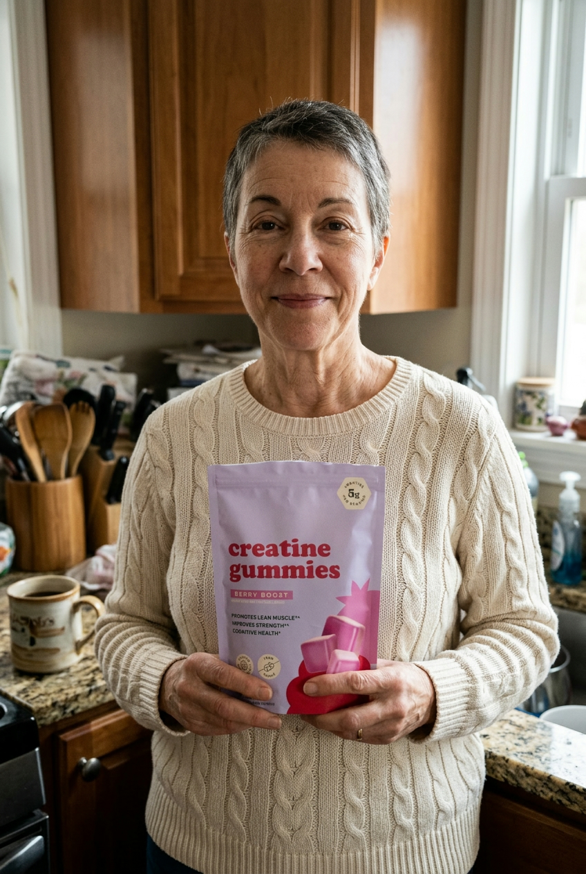 Patricia, 67 — getting on the floor with the grandkids again